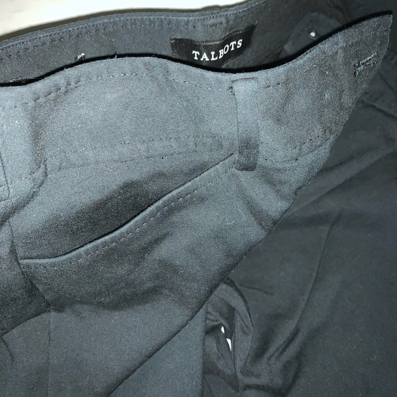 Women's Talbots Black Pants Size 8 - Picture 7 of 13